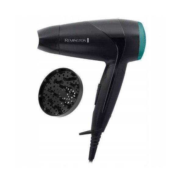 Suszarka do włosów 2000W, dyfuzor, składana rączka, - Remington D 1500
